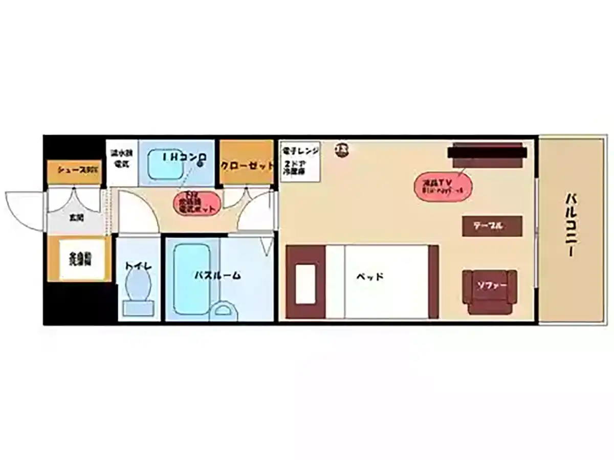 エリアワン香川さぬきの間取り写真