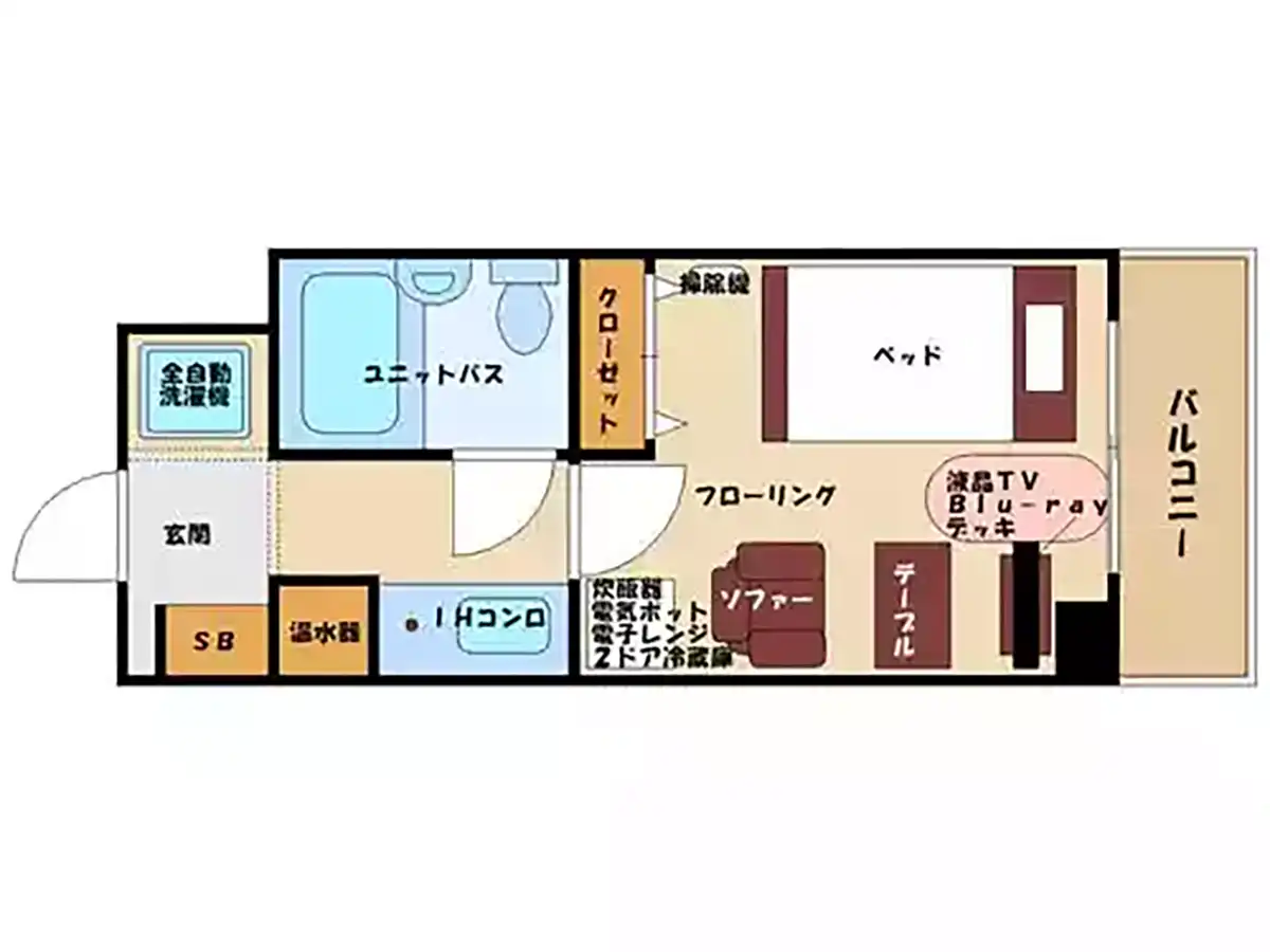 エリアワン伊予三島の間取り写真