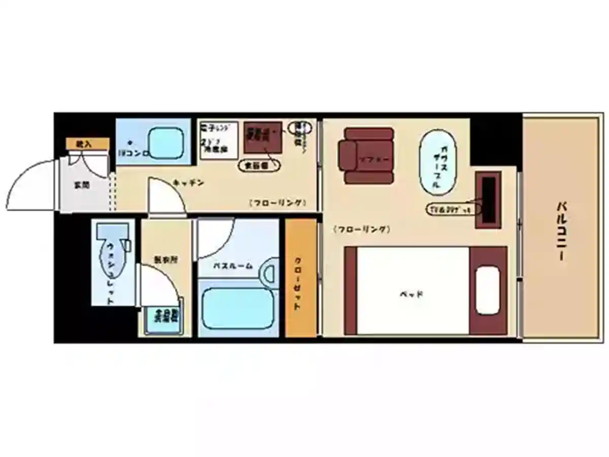 エリアワン前橋駅前の間取り写真