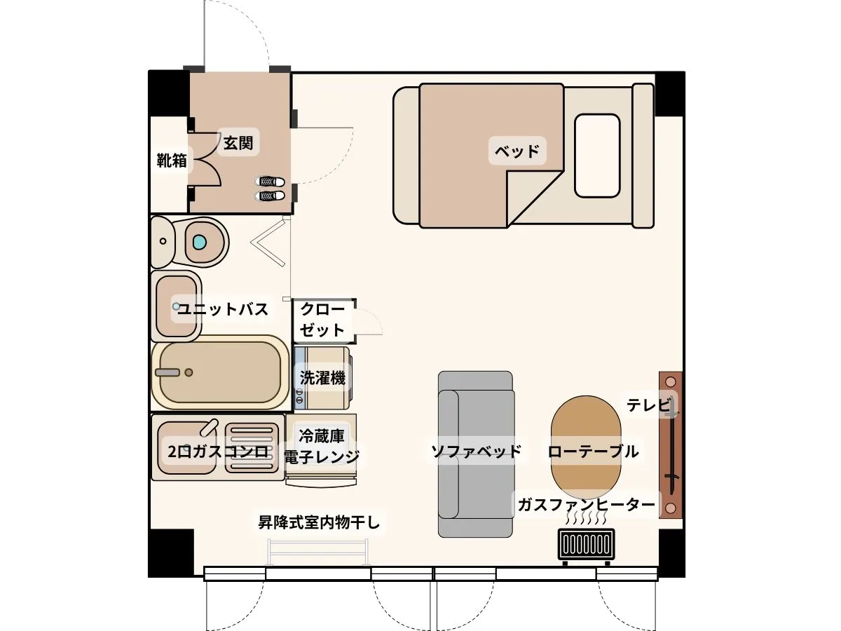 エリアワンガーデンコート釧路の写真