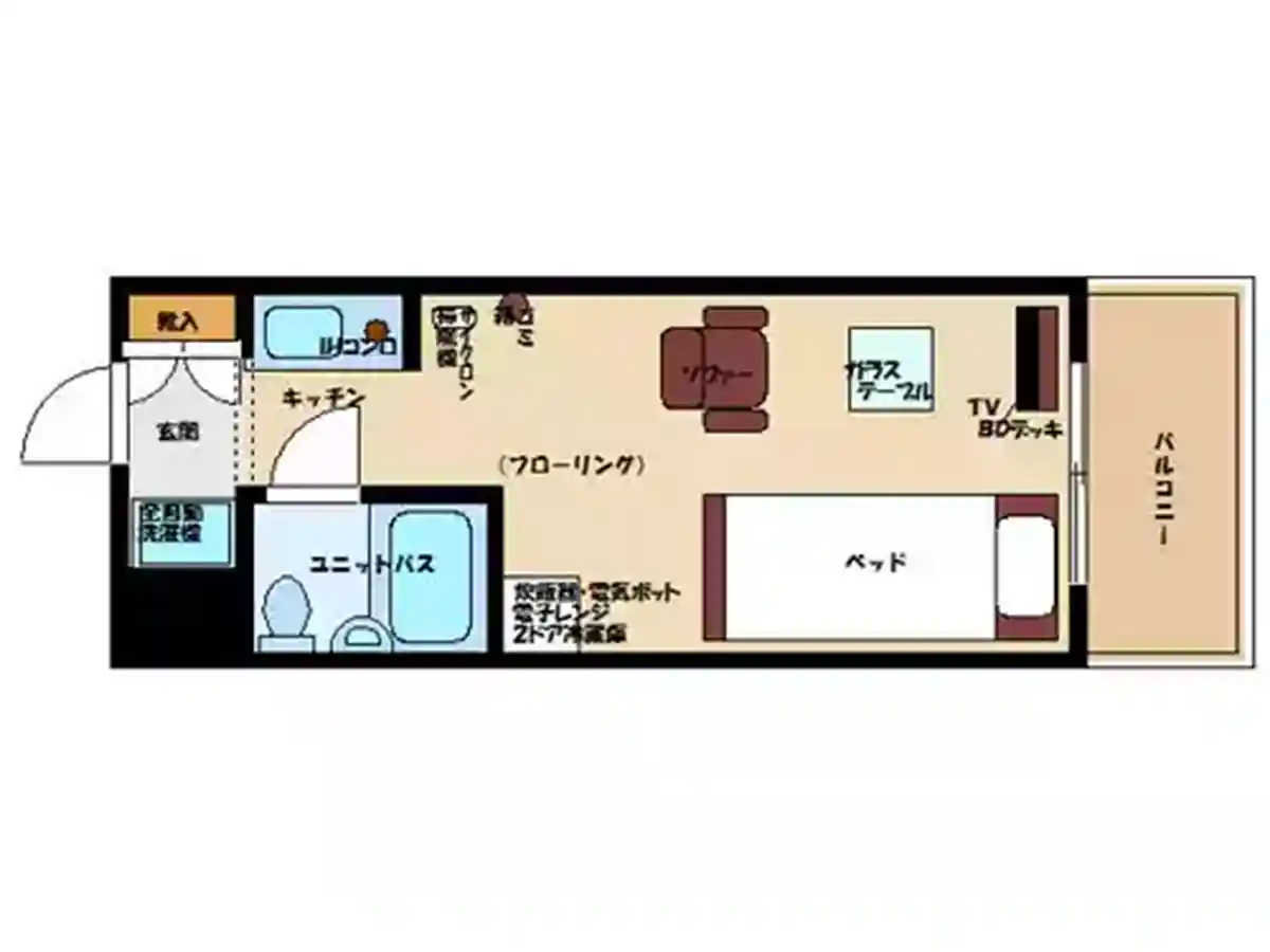 エリアワン前橋駅前の間取り写真