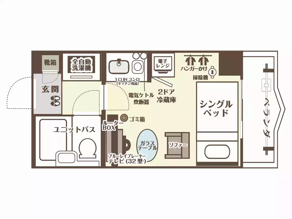 エリアワン姫路網干の間取り写真