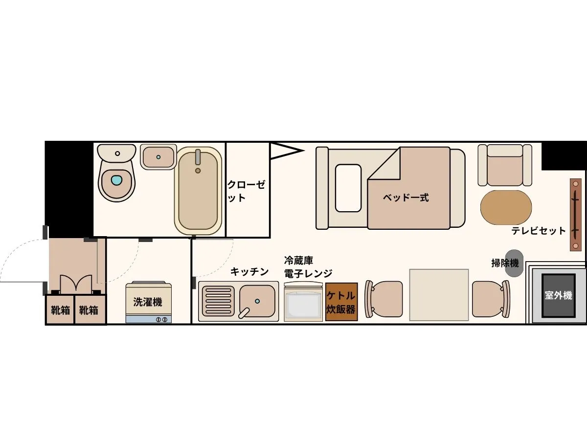 エリアワン仙台青葉通の間取り写真